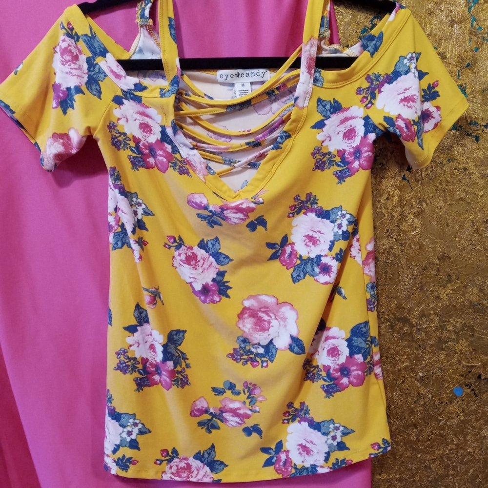 Rue 21, Medium, Yellow floral